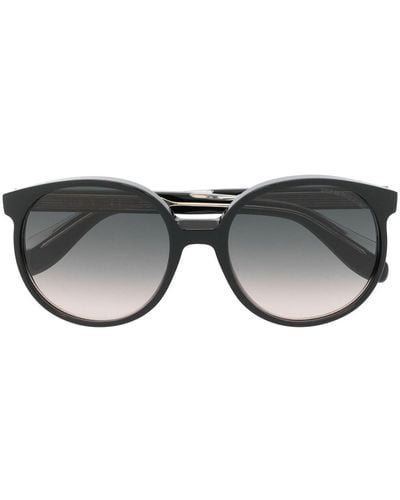 Cutler and Gross Gafas de sol con montura redonda - Negro