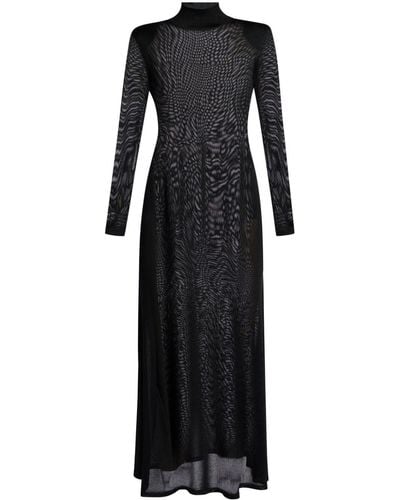Tom Ford Knitted Jersey Maxi Dress - Black