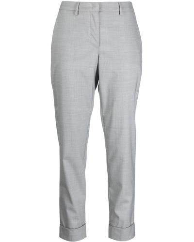 Fabiana Filippi Pantalones ajustados capri - Gris