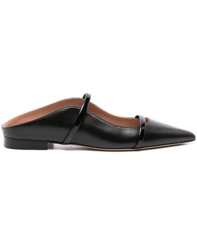Malone Souliers Maureen Leather Mules - Black