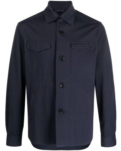 Buy Men's Abstraction Box Brown Seersucker Shirt Online