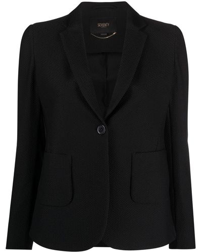 Seventy Single-breasted Suit Jacket - Black