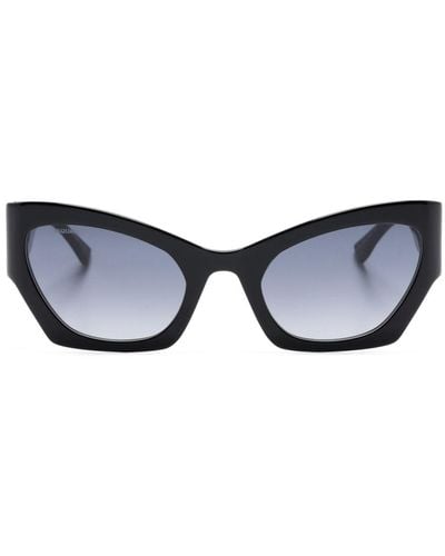 DSquared² Sonnenbrille mit Cat-Eye-Gestell - Blau