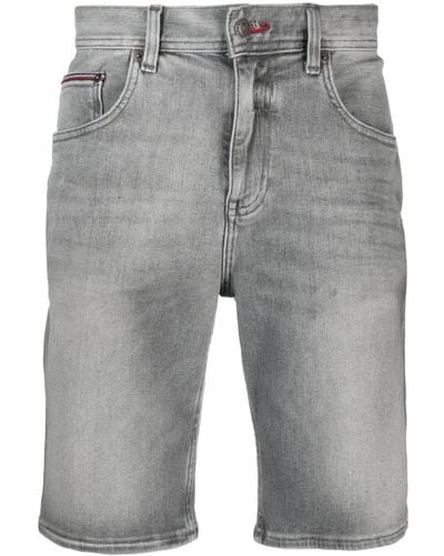 Tommy Hilfiger Brooklyn Jeans-Shorts - Grau