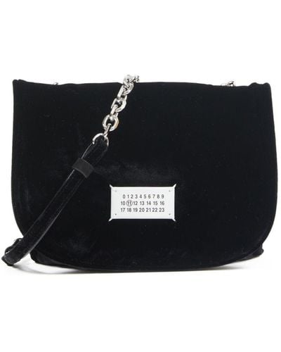 Maison Margiela Small Glam Slam Flap Shoulder Bag - Black