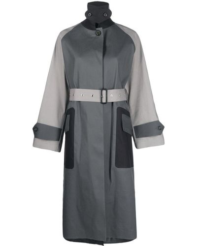 Mackintosh Knightswood Belted Trench Coat - Grey