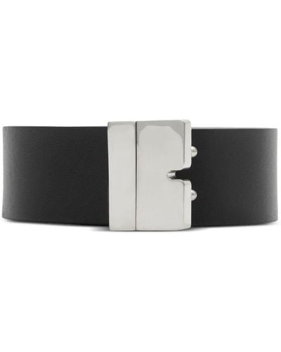 Burberry B Cut Reversible Belt - Black