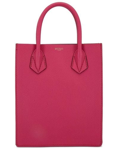 Moreau Handtasche mit Logo-Gravur - Pink