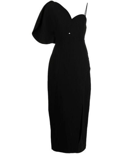 Acler Allister Column Midi Dress - Black