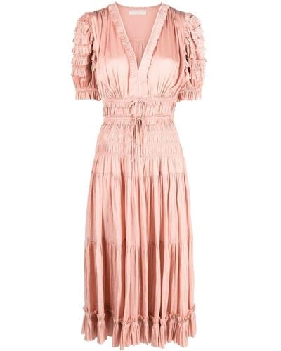 Ulla Johnson Carine Midi Dress - Pink