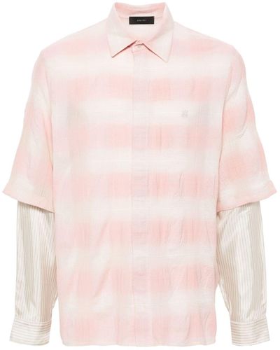 Amiri Double-sleeve Shirt - Pink