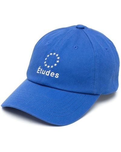 Etudes Studio Pet Met Geborduurd Logo - Blauw