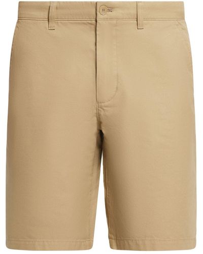 Lacoste Slim-fit Cotton Shorts - Natural
