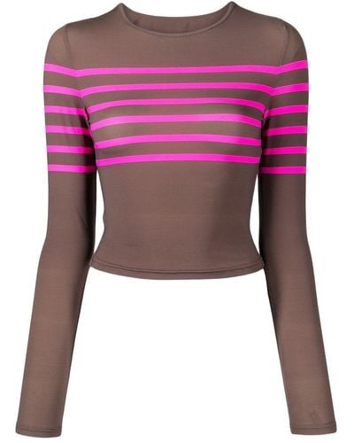 Cynthia Rowley Cropped-Top - Pink