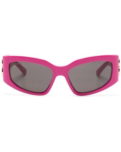 Balenciaga Bossy Butterfly-frame Sunglasses - Pink