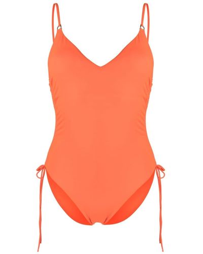 Melissa Odabash Havana Drawstring Swimsuit - Orange