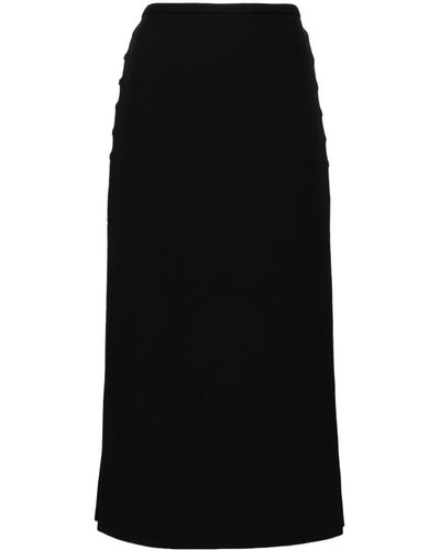 Michael Kors Chain-detailing Midi Skirt - Black