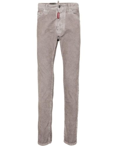DSquared² Cool Guy Corduroy Skinny Pants - Grey