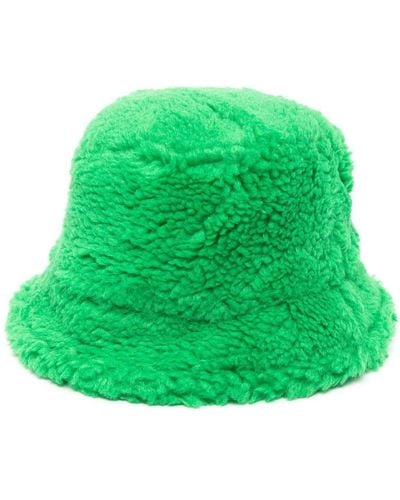 Stand Studio Wera Faux-fur Bucket Hat - Green