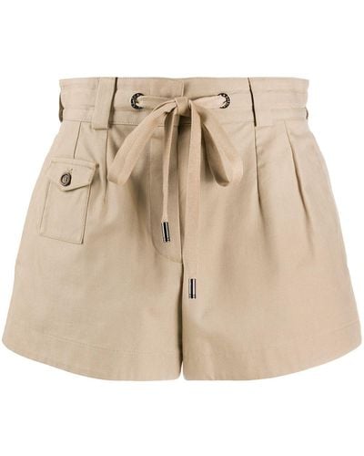 Dolce & Gabbana High-rise Tie-waist Shorts - Brown