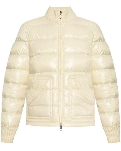 Moncler Arcelot Glossy-finish Puffer Jacket - Natural