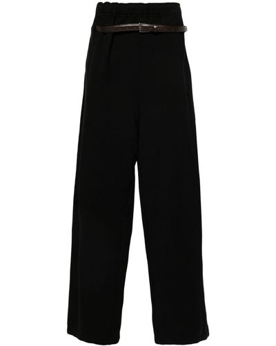 Magliano Provincia Belted Track Trousers - Black