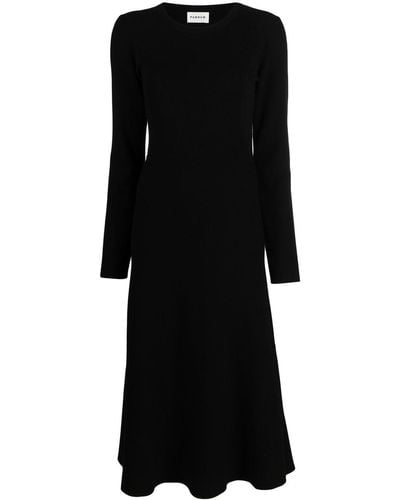 P.A.R.O.S.H. Knitted Midi Dress - Black