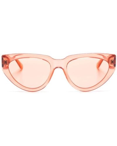 Karl Lagerfeld Logo-print Cat-eye Sunglasses - Pink