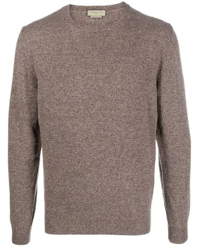 Corneliani Crew-neck Cashmere Sweater - Brown