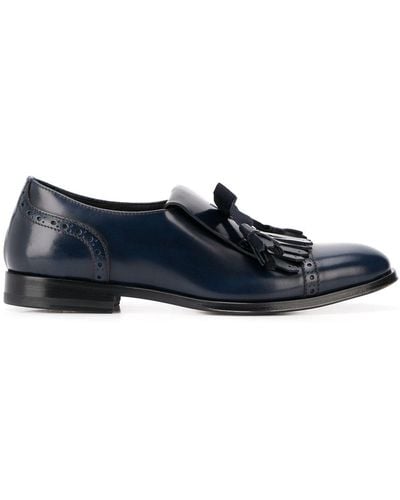SCAROSSO Lucy Monk Shoes - Blue