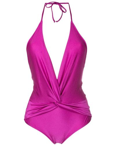 Adriana Degreas Halter-neck Swimsuit - Pink