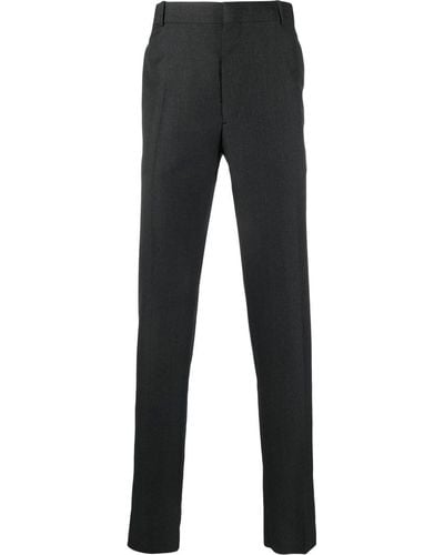 Alexander McQueen Pantalones de vestir ajustados - Negro