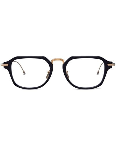 Thom Browne スクエア眼鏡フレーム - ブラック
