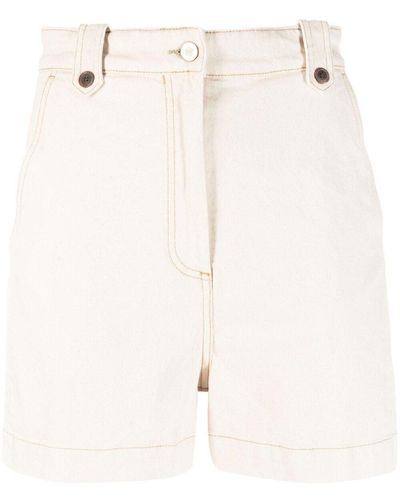 PS by Paul Smith Thigh-length Denim Shorts - Natural