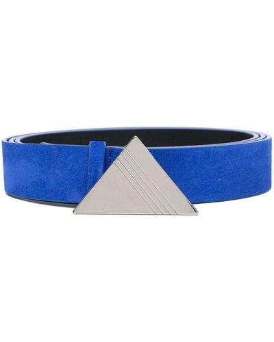 The Attico Triangle-buckle Belt - Blue