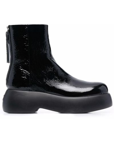 Agl Attilio Giusti Leombruni Platform Ankle Boots - Black
