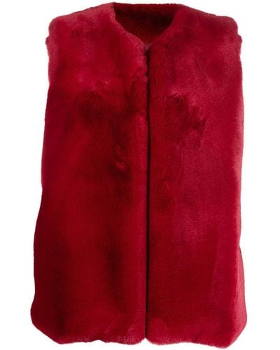 Styland Textured Faux-fur Gilet