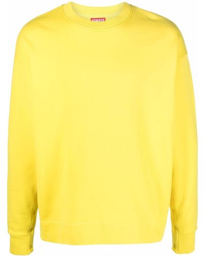 Camper Crew-neck Organic Cotton Sweatshirt - Yellow