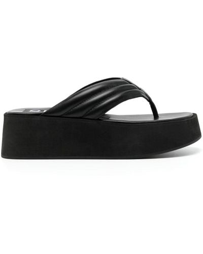 Senso Chanclas Reese con plataforma - Negro