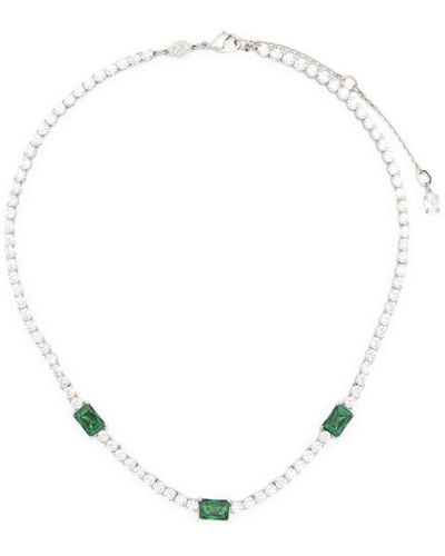 Swarovski Matrix Tennis Necklace - White