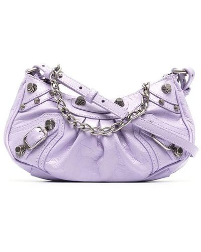 Balenciaga Le Cagole Mini Shoulder Bag - Purple