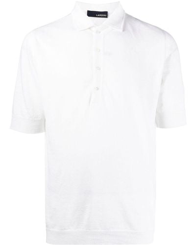Lardini ショートスリーブ ポロシャツ - ホワイト