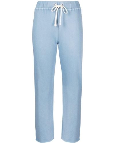 James Perse French-terry Track Pants - Blue