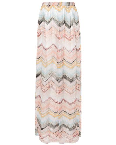 Missoni Zigzag Cover-up Pants - Pink