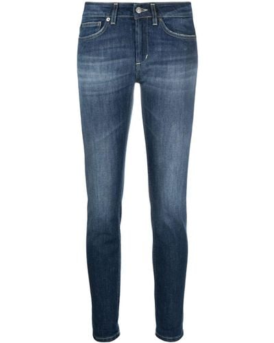 Dondup Monroe Low-rise Skinny Jeans - Blue