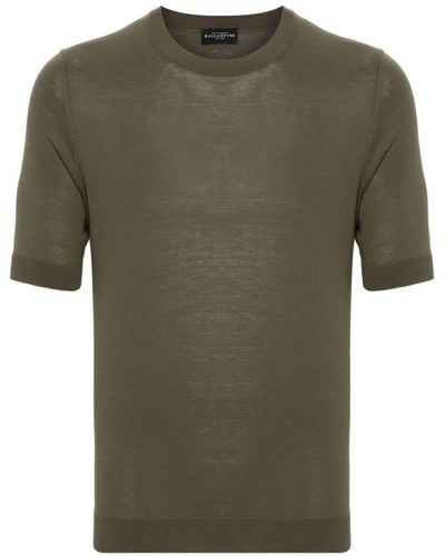 Ballantyne Gestricktes T-Shirt - Grün