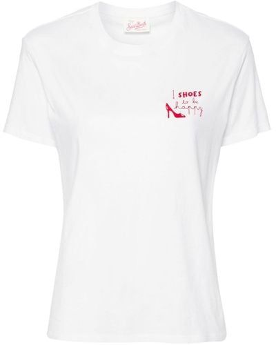Mc2 Saint Barth Emilie Cotton T-shirt - White