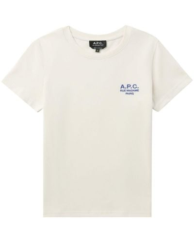 A.P.C. ロゴ Tスカート - ホワイト