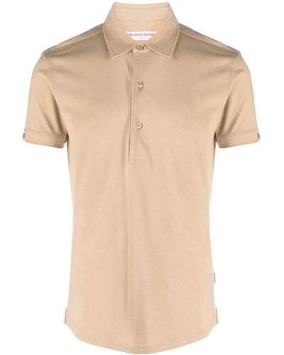 Orlebar Brown Button-up Short-sleeve Polo Shirt - Natural