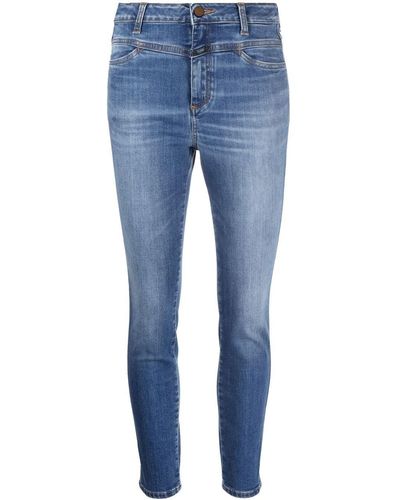 Closed Pusher Skinny Jeans - Blue